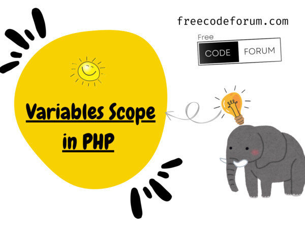 Variable scope in php