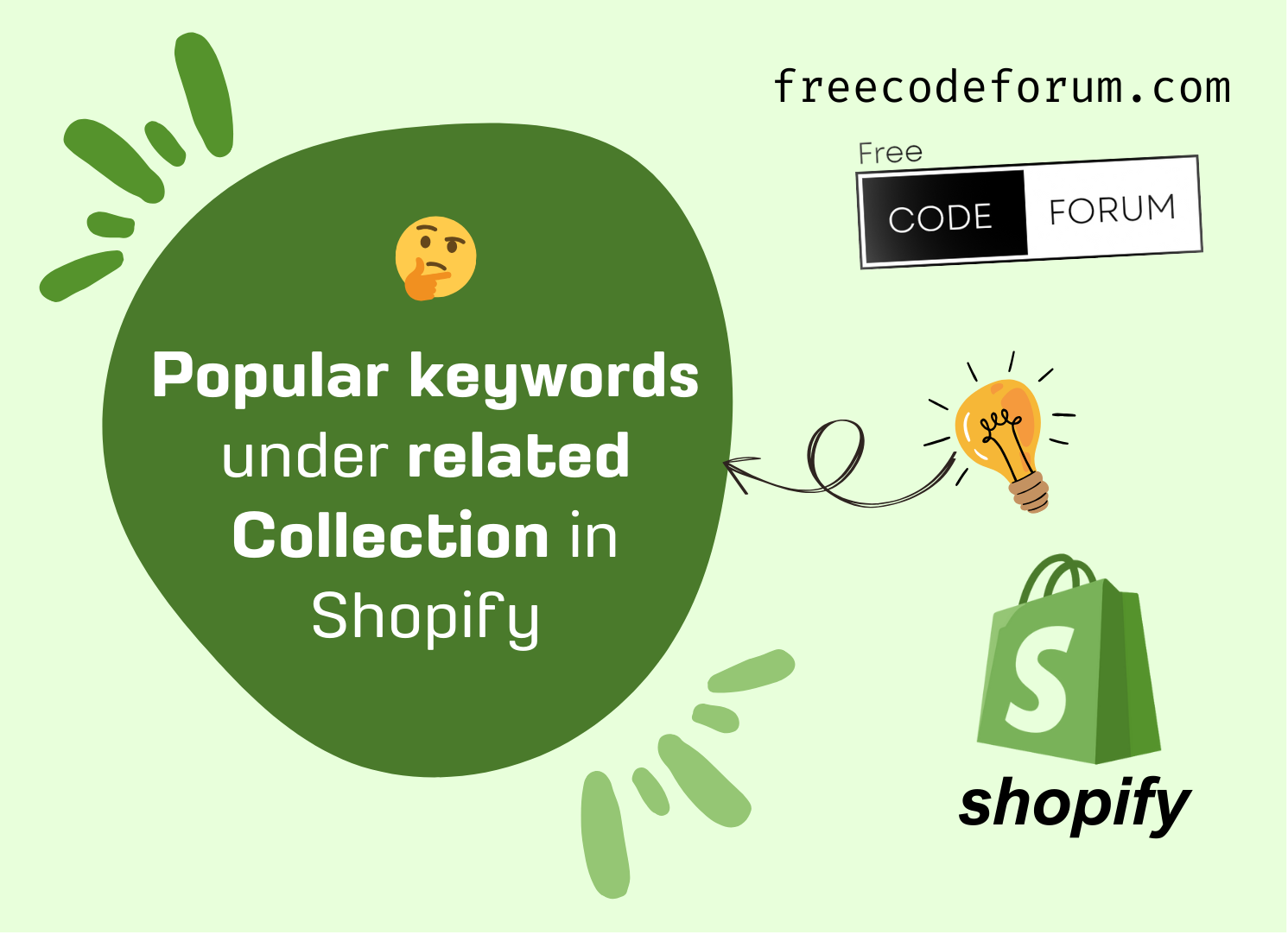 Popular keywords under related Collection in Shopify